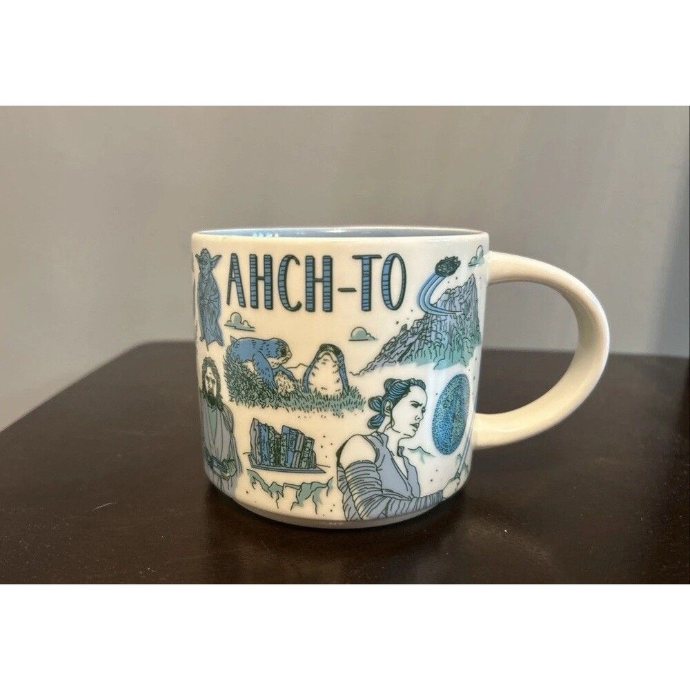 Star Wars Starbucks Been There Ahch-To Mug 16 oz. New Without Box